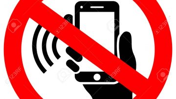 No phone using vector sign