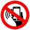 No phone using vector sign
