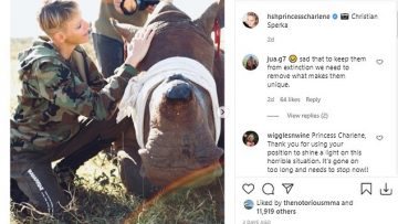 Princess-Charlene-stays-in-South-Africa-to-care-for-rhinos