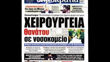 Πρωτοσέλιδα | Ξεκινάμε Μαζί | 29/03/2022