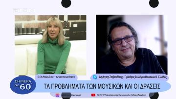 Τα προβλήματα των μουσικών και οι δράσεις | Σήμερα σε 60 | 05/12/22