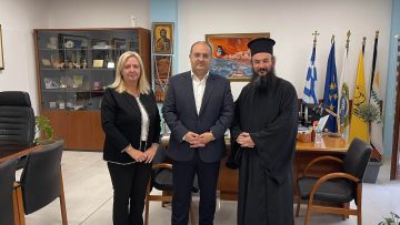 ΕΠΙΣΚΕΨΗ Π.ΕΠΙΦΑΝΙΟΥ ΚΑΙ ΠΡΟΕΔΡΟΥ ΑΓΙΟΥ ΤΡΥΦΩΝΑ ΣΤΟΝ ΔΗΜΑΡΧΟ ΚΙΛΚΙΣ