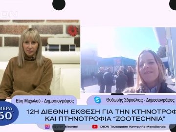 12η Διεθνή Έκθεση για την κτηνοτροφία και πτηνοτροφία ZOOTECHNIA | Σήμερα σε 60΄| 03/02/23