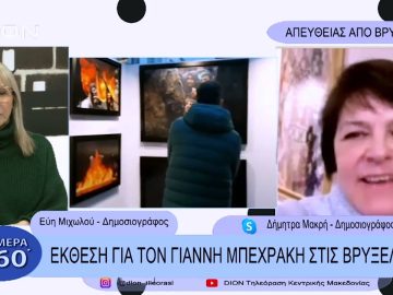 Έκθεση για τον Γιάννη Μπεχράκη στις Βρυξέλλες | Σήμερα σε 60΄| 08/02/23