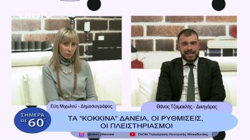 Τα Κόκκινα δάνεια, οι ρυθμίσεις και οι πλειστηριασμοί | Σήμερα σε  60 | 20/02/23