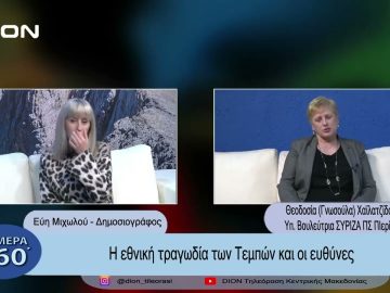 Η εθνική τραγωδία στα Τέμπη και οι ευθύνες | Σήμερα σε 60΄| 06/03/23