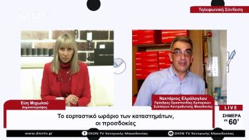 Το εορταστικό ωράριο των καταστημάτων, οι προσδοκίες | Σήμερα σε 60 | 30/03/23