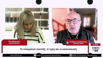 Το πασχαλινό τραπέζι, οι τιμές και οι καταναλωτές| Σήμερα σε 60 | 11/04/23