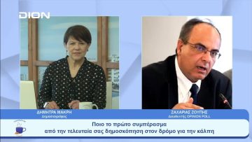 Ποιο το πρώτο συμπέρασμα από την τελευταία δημοσκόπη | Ξεκινάμε Μαζί 27/04/23