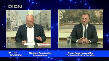 Ν. Καραγιαννακίδης: Το δίλημμα των εκλογών είναι ΝΔ ή χάος