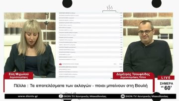 Τα αποτελέσματα των εκλογών – ποιοι μπαίνουν στη Βουλή | Σήμερα σε 60΄ | 22/05/23