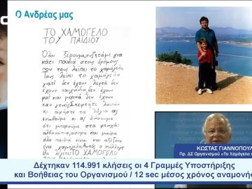 «Το Χαμόγελο του Παιδιού»:  Στήριξη σε 60.468 παιδιά και οικογένειές τους | Ξεκινάμε Μαζί | 17/07/23