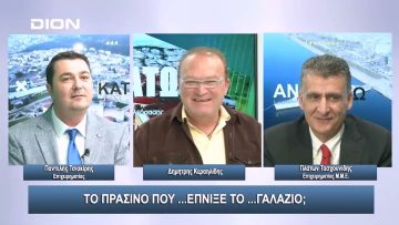 Το πράσινο που …έπνιξε το γαλάζιο; | Άνω Κάτω | 16/10/2023