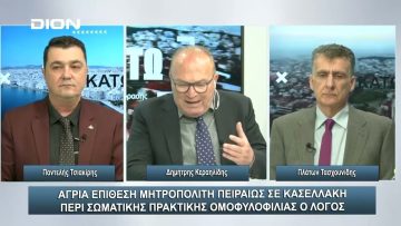 Άγρια επίθεση Μητροπολίτη Πειραιώς σε Κασσελάκη  περί σωματικής πρακτικής ομοφυλοφιλίας ο λόγος