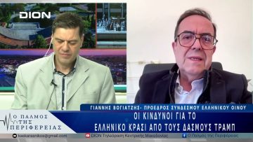 Οι κίνδυνοι για το ελληνικό κρασί από τους δασμούς Τραμπ | 21/03/25