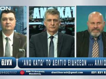Απόσπασμα ΑΝΩ ΚΑΤΩ με τον Δημήτρη Κούβελα, πρόεδρο Πνοή Δημοκρατίας | 06/05/2025