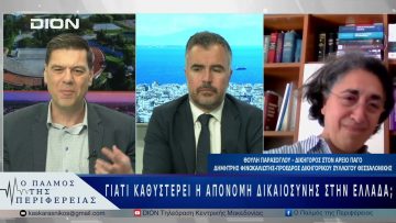 Γιατί καθυστερεί η απονομή δικαιοσύνης στην Ελλάδα; | 20/05/25 |