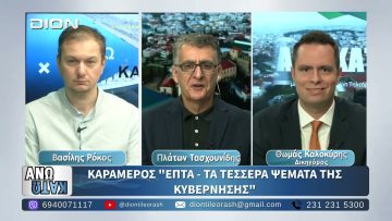 Πρώτο μέρος ¨ΑΝΩ ΚΑΤΩ΄΄ Το δελτίο ειδήσεων … αλλιώς!!! | 06/11/2025