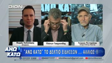 Δεύτερο μέρος ΑΝΩ ΚΑΤΩ Το δελτίο ειδήσεων … αλλιώς! | 07/04/2025