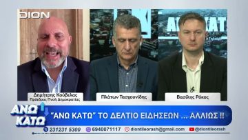 Ο Δ. Κούβελας στο δεύτερο μέρος ΑΝΩ ΚΑΤΩ Το δελτίο ειδήσεων … αλλιώς! | 20/04/2026
