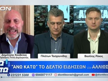 Ο Δ. Κούβελας στο δεύτερο μέρος ΑΝΩ ΚΑΤΩ Το δελτίο ειδήσεων … αλλιώς! | 20/04/2026