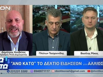 Ο Δ. Κούβελας στο πρώτο μέρος ΑΝΩ ΚΑΤΩ Το δελτίο ειδήσεων … αλλιώς! | 20/04/2026